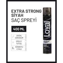 Loyal Saç Spreyi Siyah 400 ml