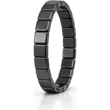 Efulim Doğaltaş Doğal Taş Kare Kesim Hematit Bileklik - Sınırlı Sayıda