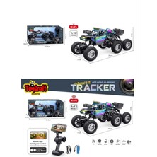 Kameralı 1:12 Telefon Kontrollü Off Road Araba Şarjlı, Duman Efektli, 6 Kanal Rc Araç