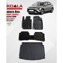 Normadia 2021 Sonrası Hyundai Bayon Için 3D Havuzlu Paspas ve Bagaj Havuzu Seti