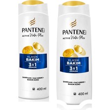 Pantene Klasik Bakım 3 Ü 1 Arada 2 Li Şampuan