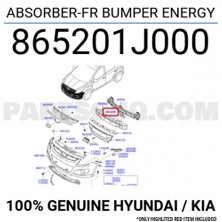 MOBIS Şok Emici Ön Tampon I20 2007-2011 (1 Adet) (Oem No: 86520-1J000)