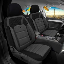 Normadia Gri Koltuk Kılıfı, 2004-2010 Ford Focus Uyumlu, Koruyucu ve Şık Tasarım