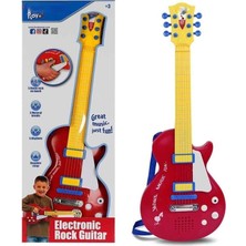 NessiWorld 2045831 Gitar Elektronik Tuşlu Telli Askılı Krmz