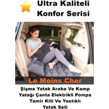 Normadia Yastıklı Şişme Yatak, Kamp ve Araç Için Konforlu ve Rahat Uyku Keyfi