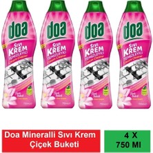Pazarcan Doa Sıvı Krem Mineralli Çiçek Buketi 750 ml Vegan x 4 Adet D1