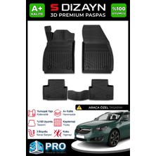 Normadia 3D Havuzlu Paspas Opel Insignia 2012-2017 A+ Kalite, Şık ve Koruyucu