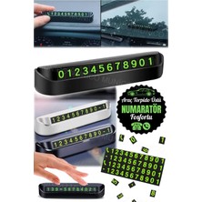 Normadia Katlanabilir Neon Park Numaralık, Torpido Üstü Telefonluk, Pratik ve Şık