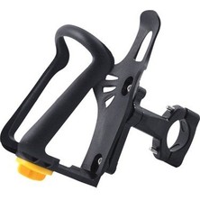 Heugers Siyah Çok Fonksiyonlu Uzatılabilir Bisiklet Matara Kafesi + Tüp Adaptörü – Ayarlanabilir, Döner, Abs & Alüminyum