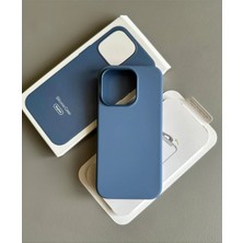 RainyFire Tech Apple iPhone 15 Plus Magsafe Animasyonlu Kutulu Liquid Silikon Kadife Içli Kılıf