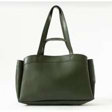 Legend Aksesuar Kadın Madrid Model Mıknatıs Kapamalı Yavrulu (Makyaj Çantalı) El ve Kadın Omuz Çantası