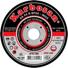 Normadia Ince Taşlı Metal Kesici 115 Mm, 25 Adet, Dayanıklı ve Güçlü Performans