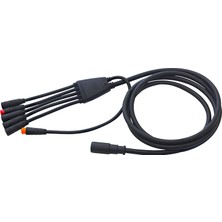 Heugers Rks Uyumlu 1t6 Beyin–ekran Kablo Tesisatı | Elektrikli Bisiklet Bağlantı Kablosu