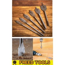 Normadia Yaprak Matkap Ağaç Seti, Ahşap Oyma ve Delme, 6 Adet, 10-25 mm