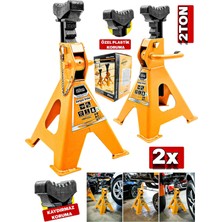 Normadia 2 Ton 4 Ayaklı Araç Kriko Standı, Çift Sehba ile Güçlü Kaldırma
