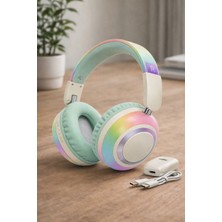 Aurorabeat Hr-3 Kablosuz Bluetooth Kulaklık – Rgb Işıklı, Güçlü Bass, 8 Saat Oynatma