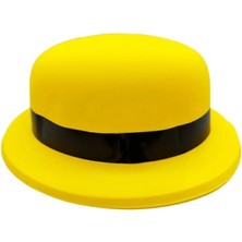 Narnuga Neon Partisi Sarı Renk Melon Plastik Parti Şapkası