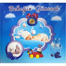 Sevimli Bebek Güncesi ve Mavi Nazar Boncuklu Fotoğraf Albümü