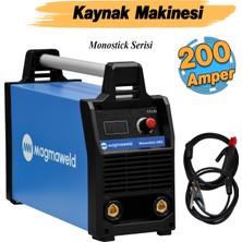 Magmaweld 200 Amper Kaynak Makinası 200I Monostıc Demir Metal Birleştirme Tıg Makina Elektrot