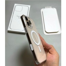 RainyFire Tech Apple iPhone 16 Magsafe Animasyonlu Sararmaz Kutulu Mika Şeffaf Kılıf