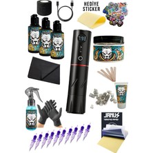 Normadia Profesyonel Dövme Makinesi Seti, Başlangıç ve Uzmanlar Için Tam Kapsamlı