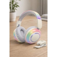 Aurorabeat Hr-3 Kablosuz Bluetooth Kulaklık – Rgb Işıklı, Güçlü Bass, 8 Saat Oynatma
