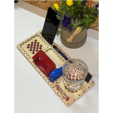 UltraMint Şık Ahşap Masa Üstü Organizer, Dekoratif ve Pratik Tasarım