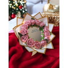 UltraMint Sevgililer Gününe Özel Pembe Gül Buketi, Şık ve Romantik Hediye