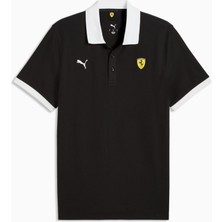 Puma Scuderia Ferrari Erkek Siyah Polo Tişört (634248-01)