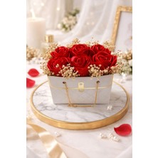 UltraMint Sevgililer Günü Yapay Çiçek ve Gül Hediyelik, Renk Seçenekleriyle