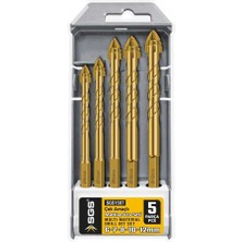 Normadia 5 Parça Çok Amaçlı Matkap Ucu Seti 6-7-8-10-12 mm