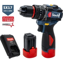 Normadia SX17 2X2AH Akülü Darbeli Matkap, Güçlü ve Pratik Kullanım