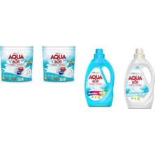 Aquabor Doğal Mineralli Tablet + Tablet + Sıvı Renkliler + Sıvı Beyaz  Set