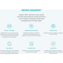 Aquabor Doğal Mineralli 4 kg Beyaz + Sıvı Beyaz  + Sıvı Beyaz 3 Lü Set