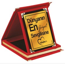 UltraMint Sevgililer Günü Için Özel Anlamlı Plaket, Sevgi Dolu Hediye