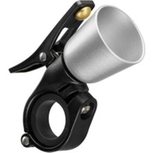 Heugers Brıvıga Gri Sol Taraf Bakır Bisiklet Zili – 22.2–31.8mm Gidon Uyumlu, Plastik Parçalı, 61G