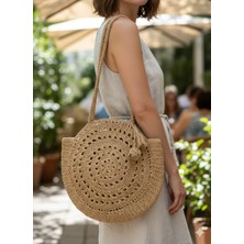 UltraMint Yuvarlak Kağıt Ip Astarı Renkli Kol Çantası Sevgililer Günü Hediye