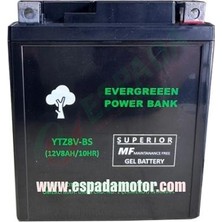 Espada EVERGREEN YTZ8V-SLA KURU AKÜ YAMAHA NMAX125 HONDA SH125 2024
