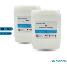 ANCAPOL 10 Lt %99,9 Saf Ipa Izo Propil Alkol Temizlik Solventi (Izopropıl)