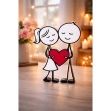 UltraMint Aşk Temalı Dekoratif Obje, Sevgililer Günü ve Özel Gün Hediyesi