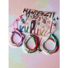 Amabel Jewelerys Manifest 6'lı Parlayan Kalp'li Bileklik Seti(Esin, Lidya, Mina, Sueda, Hilal, Zeynep) (Karne-Bayram)