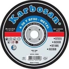 Normadia 230X3X22 Metal Kesme Taşı Seti - 5'li Paket, Dayanıklı ve Güçlü Performans