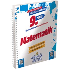 9. Sınıf Matematik Öğrenci Defteri, Öğrenci Için Pratik ve Şık Tasarım
