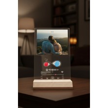 UltraMint Sevgililer Günü Sonsuzluk Temalı Parmak Izli Pleksi Plaket