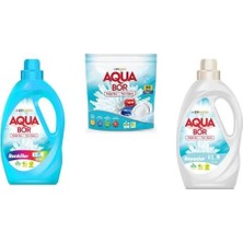 Boron Aquabor Doğal Mineralli Sıvı Renkliler + Tablet + Sıvı Beyaz  Set