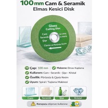 Normadia Cam, Fayans ve Seramik Kesici Disk - 100 Mm, Güçlü ve Hassas Kesim