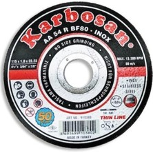 Normadia Inox Metal Kesme Taşı 115X1.0X22.23MM – 10'lu Paket