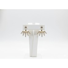 Hayal Çanta 316L Gold Mix Küpe