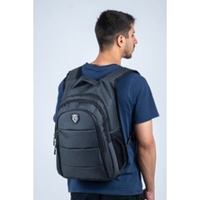 Probag Çok Gözlü Ergonomik Sırt Çantası Su Itici Unisex Okul, Günlük ve Seyahat Çantası Siyah