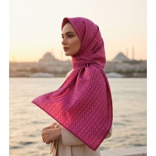 Vavelli V Harf Desen Ince Yün Eşarp